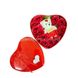 Подарунковий набір Ведмедик з трояндочки в коробці у формі серця червоний 14676 фото 2