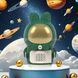Копилка сейф электронная с замком Space Rabbit Piggy Зеленая 22551 фото 2
