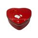 Подарочный набор Мишка с розочками в коробке в форме сердца Красный 14676 фото 3