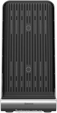 Бездротовий зарядний пристрій Baseus WXLS-01 Vertical Desktop Wireless Charger Black 1217 фото