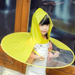 Дитячий плащ дощовик парасольку-пончо у формі НЛО 7776 фото