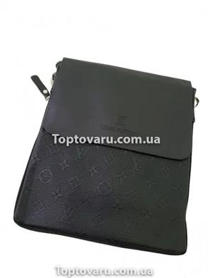 Мужская сумка-планшет через плечо Louis Vuitton Черная 8416 фото