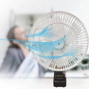 Вентилятор портативный аккумуляторный 21V VAP-12 Белый 26267 фото