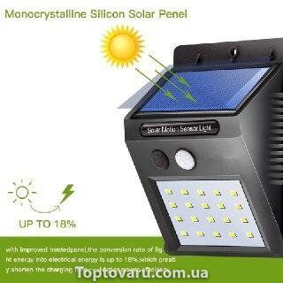 Настінний вуличний світильник Solar motion SH09-20 (На сонячній батареї) Без датчика руху 652 фото