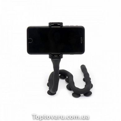 Тримач для телефону у вигляді гусениці Cute Worm Lazy Phone Чорний 5099 фото