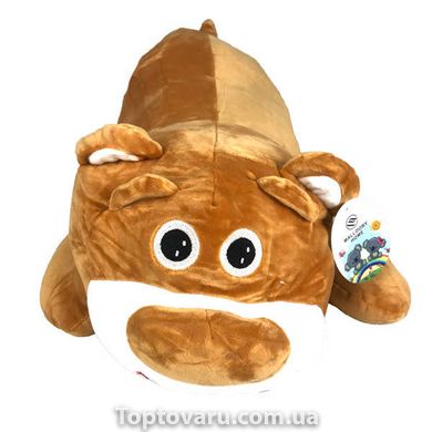 Игрушка-подушка мишка Lotso с пледом 3в1 Бежевый 9214 фото