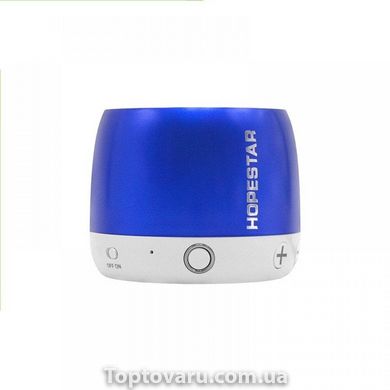 Портативна акустична Bluetooth колонка Hopestar H17 Blue 1041 фото