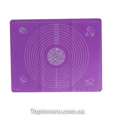 Силіконовий килимок для випічки Benson BN-024 Фіолетовий 13339 фото
