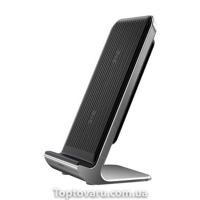 Беспроводное зарядное устройство Baseus WXLS-01 Vertical Desktop Wireless Charger Black 1217 фото