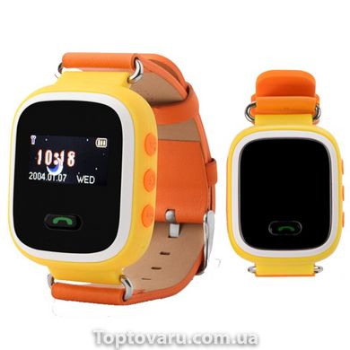 Дитячі Розумні Годинники Smart Baby Watch Q60 жовті 3510 фото