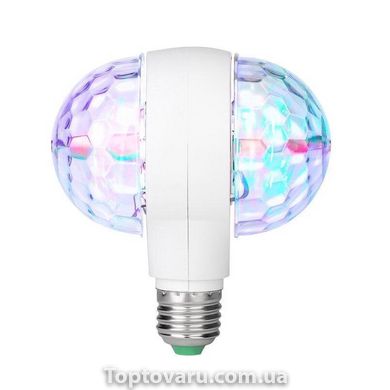 Двойная вращающаяся Диско-Лампа LED Magic Ball Light NEW фото