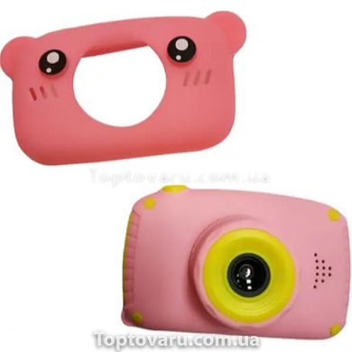 Дитячий фотоапарат у чохлі Ведмедик Camera Рожевий 8897 фото