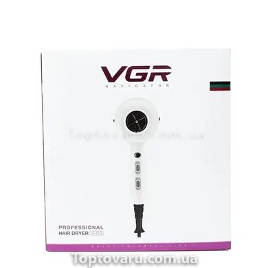 Фен для волосся VGR-413 Білий 11393 фото
