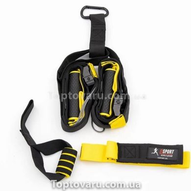 Петли тренировочные для кроссфита TRX Черно-желтые 17852 фото