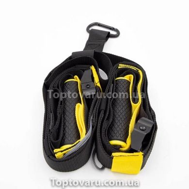 Петлі тренувальні для кросфіту TRX Чорно-жовті 17852 фото