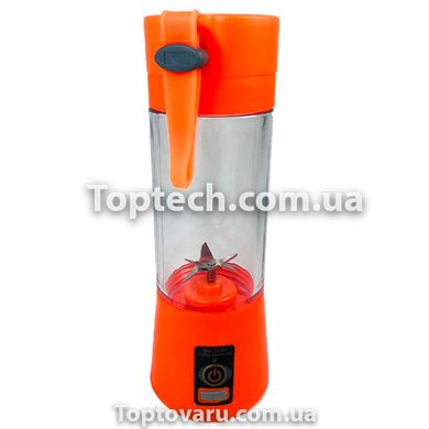 Блендер Smart Juice Cup Fruits USB Оранжевый 4 ножа 3748 фото