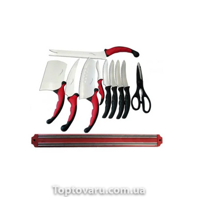 Набір кухонних ножів Contour Pro Knives Чорна ручка 1225 фото