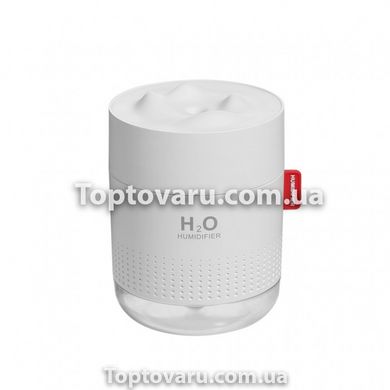 Ультразвуковий зволожувач повітря 500мл H2O Humidifier Білий 6682 фото