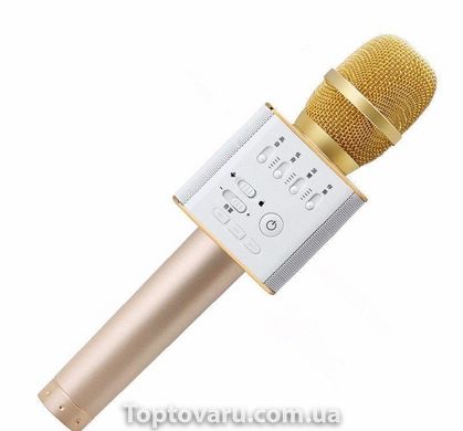 Караоке-мікрофон Q9 gold 325 фото