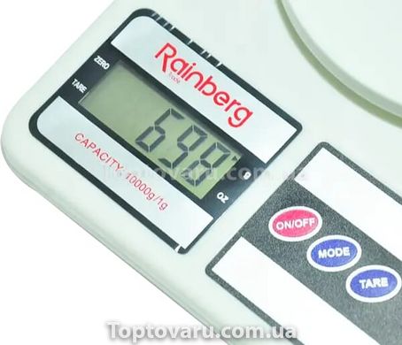 Весы кухонные Rainberg RB-400, 10 кг 8935 фото