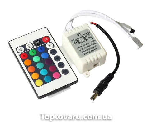 Контролер та пульт для світлодіодної стрічки LED RGB+ 11708 фото