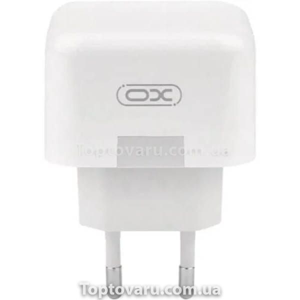 Сетевое зарядно устройство на два входа Type-c XO L105 35W 35W Fast Charger Белое 19700 фото