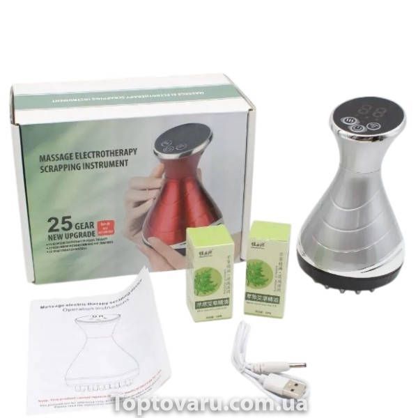 Масажер для тіла, що розігріває massage instrument LY-812 Сірий 37310 фото