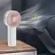 Вентилятор ручний акумуляторний Jisulife mini portable fan F2B Білий з рожевим 32605 фото 8