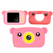 Дитячий фотоапарат у чохлі Ведмедик Camera Рожевий 8897 фото 1