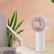 Вентилятор ручний акумуляторний Jisulife mini portable fan F2B Білий з рожевим 32605 фото 7