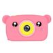 Дитячий фотоапарат у чохлі Ведмедик Camera Рожевий 8897 фото 3