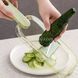 Ручна овочерізка слайсер із зручною ручкою 4в1 multifuncrion vegetable Cutter Зелена 26136 фото 5