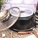 Кастрюля круглая с антипригарным покрытием и крышкой 20см 2,49л Тор Kitchen ТК0005 Черная 24068 фото 2