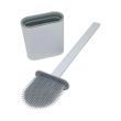 Силіконова щітка для унітазу Toilet Brush Сіра