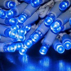 Гірлянда "Нитка" вулична LED 160, синій NEW фото