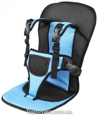 Безкаркасне автокрісло дитяче крісло для авто Mylti Function Блакитне 1513 фото