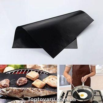 Антипригарный коврик гриль мат BBQ grill sheet 33*40 см 898 фото