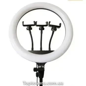 Кольцевая лампа для селфи QX-360 36 см 3 крепежа Ring Fill Light 11168 фото