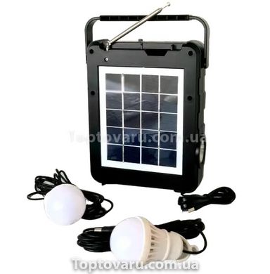 Портативна сонячна радіостанція із сонячною панеллю NNS Solar Charge NS-8033LS Bluetooth+FM+USB (5000 mAh) 9307 фото