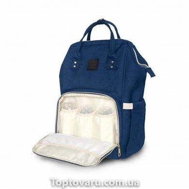 Сумка-рюкзак для мам Mom Bag Синя 1347 фото