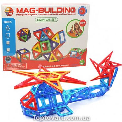 Магнітний конструктор Mag Building 28 pcs 3248 фото