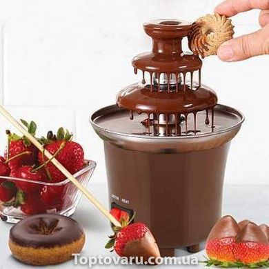 Шоколадный фонтан мини Фондю Mini Chocolate Fondue Fountain 2018 фото