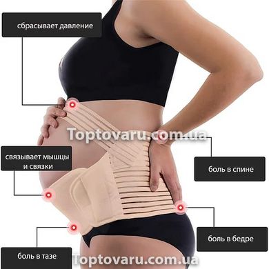 Бандаж для вагітних YC SUPPORT (XL) Бежевий 4822 фото
