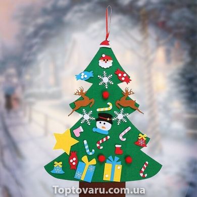 Дитяча ялинка з іграшками з фетру Christmas Tree 2734 фото