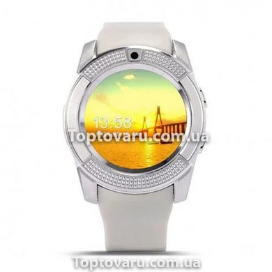Розумні годинник Smart Watch V8 white 7314 фото