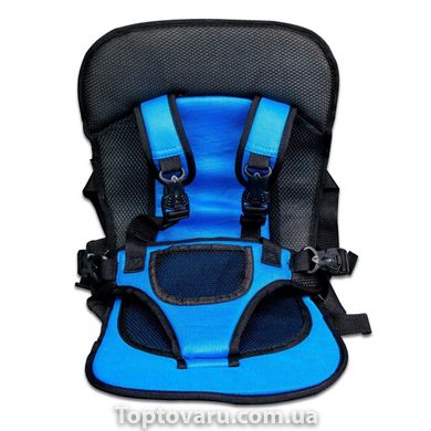 Бескаркасное автокресло детское кресло для авто Mylti Function Голубое 1513 фото