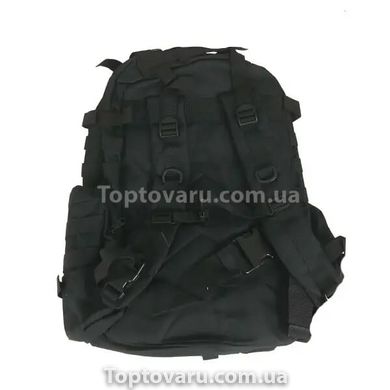 Тактичний чорний рюкзак 55 л 9231 фото