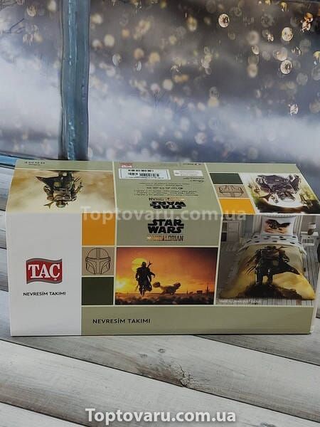 Постільна білизна дитяча TAC Mandalorian Бавовна/Ранфорс Півторний розмір 17560 фото