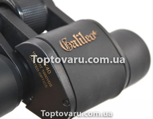 Бінокль компактний оптичний з чохлом 8X40 Galileo W7 Чорний 6157 фото