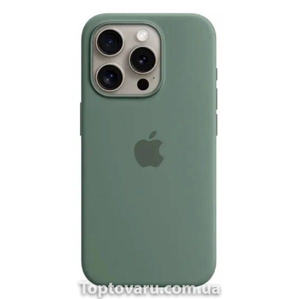 Чехол для смартфона Silicone Full Case AAA MagSafe IC for iPhone 15 Pro Green 18855 фото